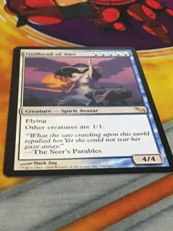 D1135 MAGIC GATHERING SHADOWMOOR GODHEAD OF AWE #142 NM R MTG - Image 2