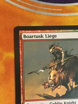 D1144 MAGIC GATHERING SHADOWMOOR BOARTUSK LIEGE #202 LP R MTG - Image 3