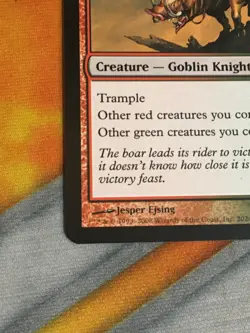 D1144 MAGIC GATHERING SHADOWMOOR BOARTUSK LIEGE #202 LP R MTG - Image 4