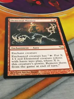 D1151 MAGIC GATHERING SHADOWMOOR ELEMENTAL MASTERY #90 MP R MTG - Image 2
