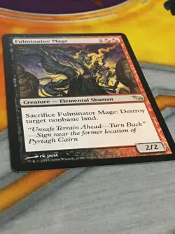 D1154 MAGIC GATHERING SHADOWMOOR FULMINATOR MAGE #188 MP R MTG - Image 2