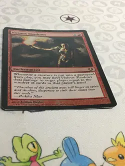 D1205 MAGIC GATHERING SHARDS OF ALARA VICIOUS SHADOWS #119 DMG FOIL R MTG - Image 2