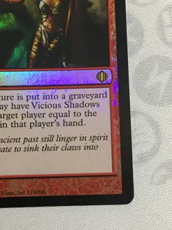 D1205 MAGIC GATHERING SHARDS OF ALARA VICIOUS SHADOWS #119 DMG FOIL R MTG - Image 5