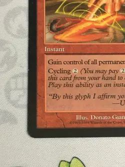 D1214 MAGIC GATHERING URZA'S SAGA BRAND #176 HP R MTG - Image 4