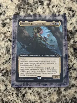 x1 Maralen, Fae Ascendant - Extended Art R MTG Lorwyn Eclipsed M/NM, English - Image 1