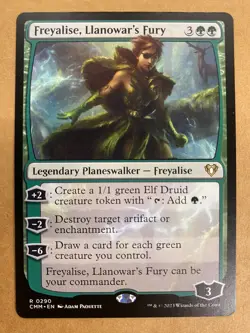 MTG 1x Freyalise, Llanowar's Fury # 290 Commander Masters Magic Gathering x1 NM - Image 1