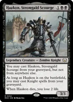 Haakon, Stromgald Scourge 0252 - REGULAR - NM - March of the Machine MTG - Image 1