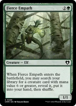 Fierce Empath 0288 - Regular - NM - Commander Masters MTG - Image 1