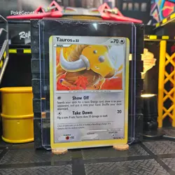 Tauros Miscut Error Platinum Pokemon TCG 98/127 Common - Image 3