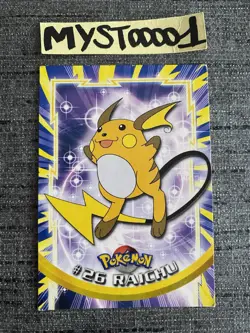 Pokemon TOPPS #26 Raichu Francais Occasion - Image 1