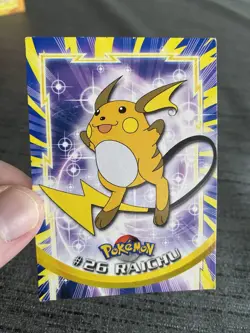 Pokemon TOPPS #26 Raichu Francais Occasion - Image 4
