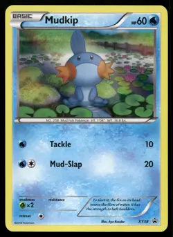Mudkip XY38 XY Black Star Promos PR-XY Promo Pokemon NM - Image 1