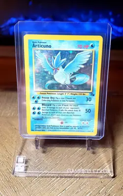 Pokemon FOSSIL SET UNLIMITED HOLO RARE ARTICUNO 2/62 LP!!! - Image 1