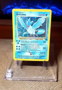 Pokemon FOSSIL SET UNLIMITED HOLO RARE ARTICUNO 2/62 LP!!! - Image 3