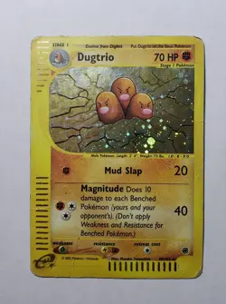 Pokemon EXPEDITION BASE SET DUGTRIO HOLO RARE 10/165 MP!! - Image 5