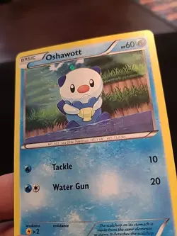 Pokemon TCG Oshawott - 27/114 Black & White - Pokemon TCG - 2011 Holo - Image 3