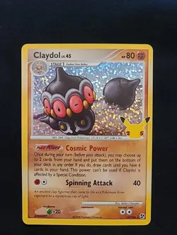 Pokemon TCG Claydol 15/106 Holo Rare Classic Pokemon Celebrations - Image 1