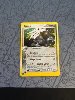 Pokemon: Aggron #1/109 Holo Rare Ruby and Sapphire 2003 E-Series - LP+ - H41 - Image 1
