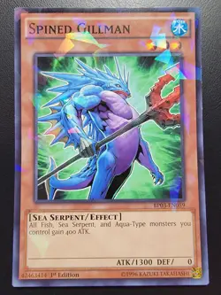 Spined Gillman (Shatterfoil) BP03-EN059 Battle Pack 3: Monster League 1st... - Image 1