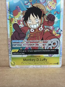 Monkey D Luffy OP07-109 SR - 500 Years in the Future One Piece TCG English (A2) - Image 3