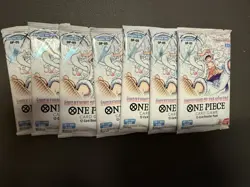 LOT OF 7 - One Piece TCG OP-05 Awakening of the New Era Sealed Booster Pack - Image 1