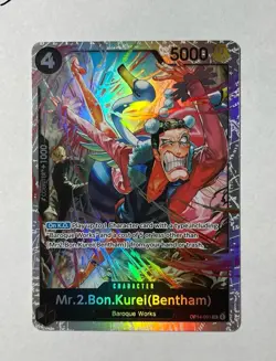 Mr.2.Bon.Kurei (Bentham) OP14-091 One Piece TCG The Azure Sea's Seven - Image 1