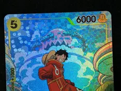 One Piece Monkey D Luffy OP07-109 SR Treasure Rare Alternative Art - Image 2