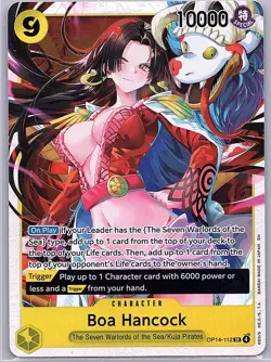 One Piece OP14 The Azure Sea’s Seven - Boa Hancock OP14-112 Super Rare ENGLISH - Image 1