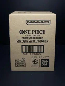 Factory Sealed Case One Piece PRB-02 Eng TCG The Best Vol2 Sleeved Booster Pack - Image 1