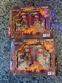 Bandai One Piece Card Game Illustration Box vol. 5, Brand New, Sealed - 2 Pack - Image 1
