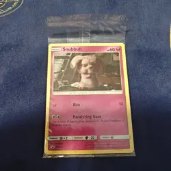 Snubbull SM200 Sun & Moon Promo Cosmos Holo Card Sealed Near Mint Pokemon - Image 1