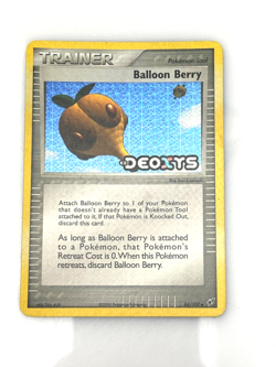 Pokemon Balloon Berry 84/107 Deoxys Stamped Card | Holo Rare | Near Mint - Image 1