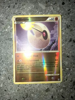 Pokemon TCG Cards Lunatone 25/102 HGSS Triumphant Reverse Holo Rare - Image 3