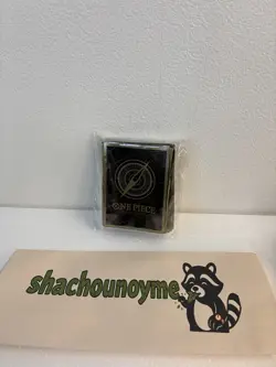 Standard Black Gold 70 Sleeves Japanese One Piece Card Game Official Sealed L69 - Image 1