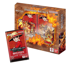🏴‍☠✨One Piece TCG Illustration Box Vol5 SEALED PRESALE Bandai Trading Card Game - Image 3