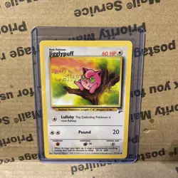 Jigglypuff 77/130 Pokemon Base Set 2 NM Vintage Vtg Nintendo Card WOTC TCG - Image 1