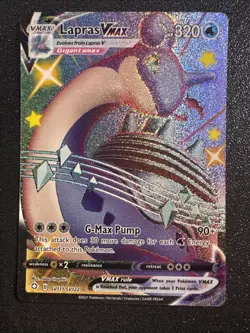 Lapras VMAX SV111/SV122 Shining Fates Shiny Vault Holo NM Pokemon Card - Image 1