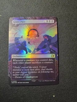 Grave Pact NM Regular MTG Wilds of Eldraine: Enchanting Tales Foil Unplayed - Image 1