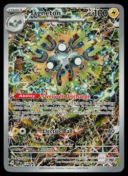 Pokemon Card - Magneton Scarlet & Violet Promo 159 Holo Illustration Rare - Image 1