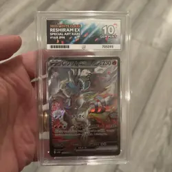 ACE 10 Reshiram ex 168/086 SAR Japanese Pokemon Card White Flare Sv11 *READ DESC - Image 1