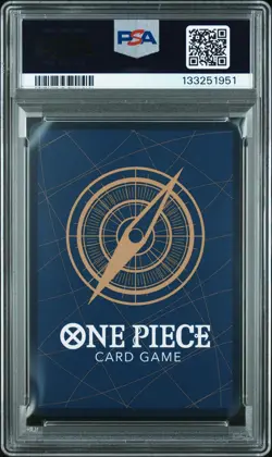 2023 ONE PIECE PREM BANDAI PREM CARD COLL 25TH ED #001 MONKEY D. LUFFY PSA 10 - Image 2