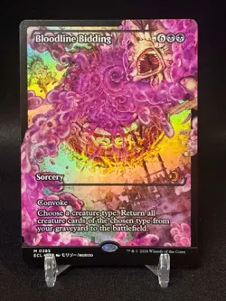 🌈 Bloodline Bidding (Showcase FOIL) Mythic MTG Lorwyn Eclipsed - NM/M - Image 1