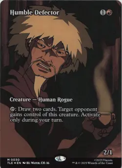 Humble Defector (Borderless) - FOIL - M Avatar: The Last Airbender: Eternal-Lega - Image 1