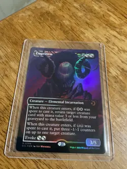 Emptiness (Borderless FOIL) Lorwyn Eclipsed MTG NM - Image 1