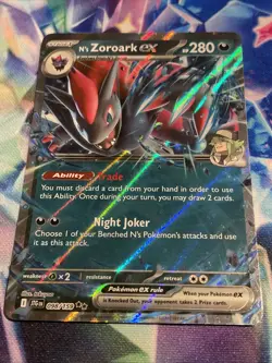 Pokemon N’s Zoroark ex 098/159 Double Rare Journey Together NM/M - Image 2
