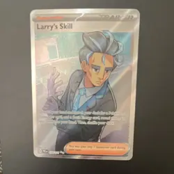 Pokemon Larry's Skill 139/131 Sv: Prismatic Evolutions Ultra Rare Trainer Holo - Image 1