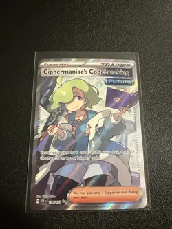 Pokemon TCG: Ciphermaniac's Codebreaking #198/162 Ultra Rare Full Art Temp Force - Image 1