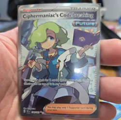 Ciphermaniac's Codebreaking 198/162 Pokemon TCG Temporal Forces Full Art NM - Image 1