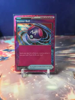 Pokemon TCG Master Ball 153/162 Temporal Forces Holo Ace SPEC Rare - Image 1