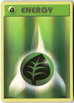Grass Energy, Pokemon XY - Evolutions Common, Reverse Holo 91/108 NM - Image 1